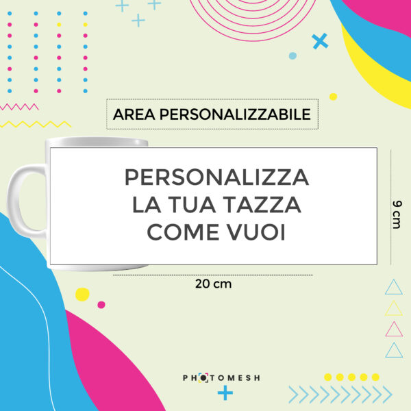 Tazza regalo in ceramica - Tazza totalmente personalizzabile - immagine 2