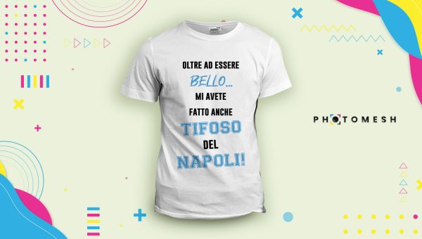 T-Shirt in cotone - Tifoso del Napoli