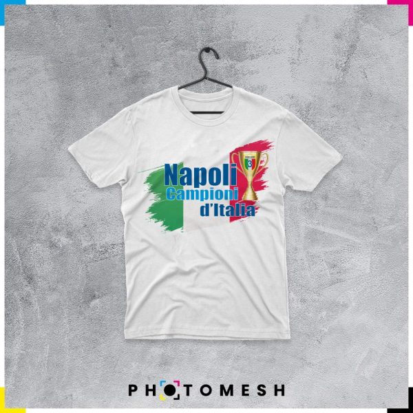 T-Shirt in cotone - Napoli Campione d'Italia - NAP002