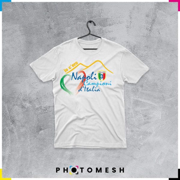 T-Shirt in cotone - Napoli Campione d'Italia - NAP005