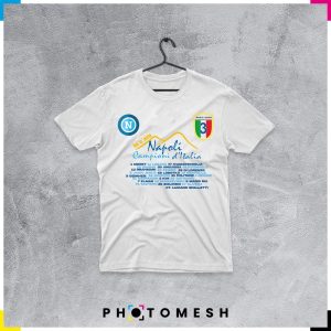 T-Shirt in cotone - Napoli Campione d'Italia - NAP006