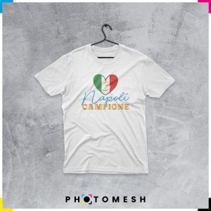 T-Shirt in cotone "Napoli Campione"