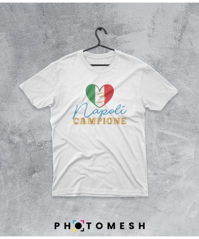 T-Shirt in cotone “Napoli Campione”