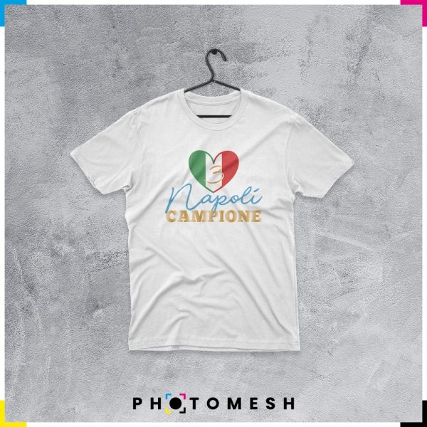 T-Shirt in cotone "Napoli Campione"
