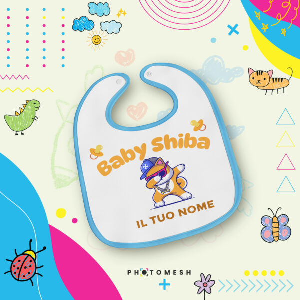 Bavaglino per neonati personalizzabile - BABY SHIBA