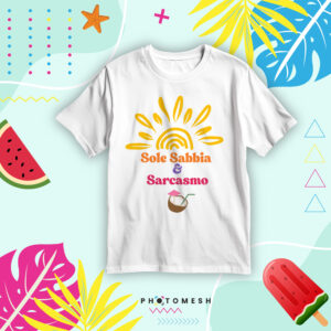 T-Shirt Cotone - Sole Sabbia & Sarcasmo