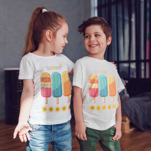 T-Shirt Bimbi in Cotone - GHIACCIOLI - immagine 2