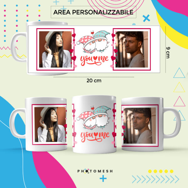 Tazza personalizzata – Gnomi Love – Foto